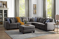 Devion Furniture Modular Seat L Shaped Floor Sofa, Couch for Living, Apartment, Play Room, Airbnb Sectional, Large, Dark Gray