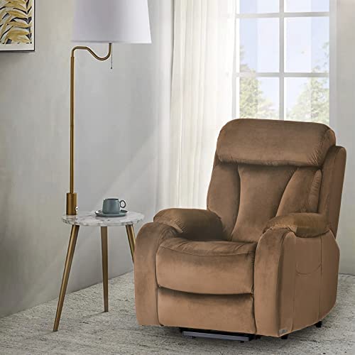 Power Lift Recliner for Elderly with Remote Control, Navy Blue P60192