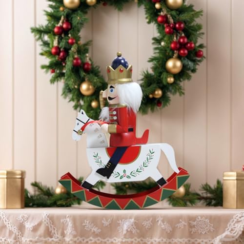 Wooden Nutcracker Soldier Tabletop Christmas Decoration A9504