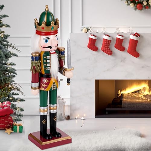 12 inch Wooden Nutcracker Ornament Swordsmen U177