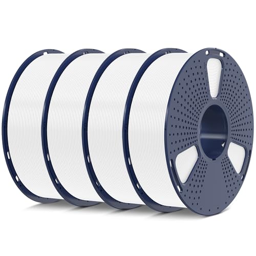 SUNLU 4kg PLA 3D Printer Filament Bundle, 1.75mm, 4 Black Spools V387