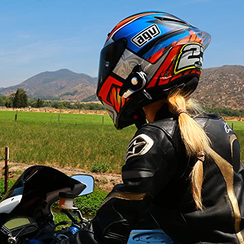 Sena 20S EVO Motorcycle Bluetooth Headset Communication System with HD Speakers, Black S551942