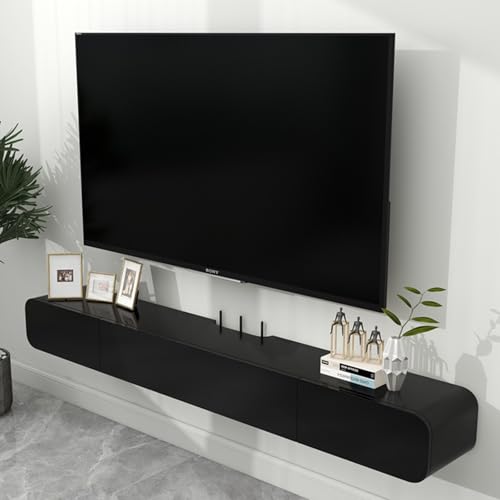 Wall TV Stand Cabinet with Door, White 120CM E4724