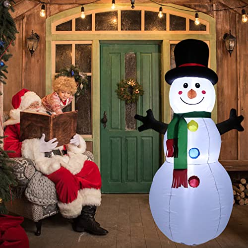 5 FT Inflatable Snowman Christmas Outdoor Decoration with LED Lights Y295