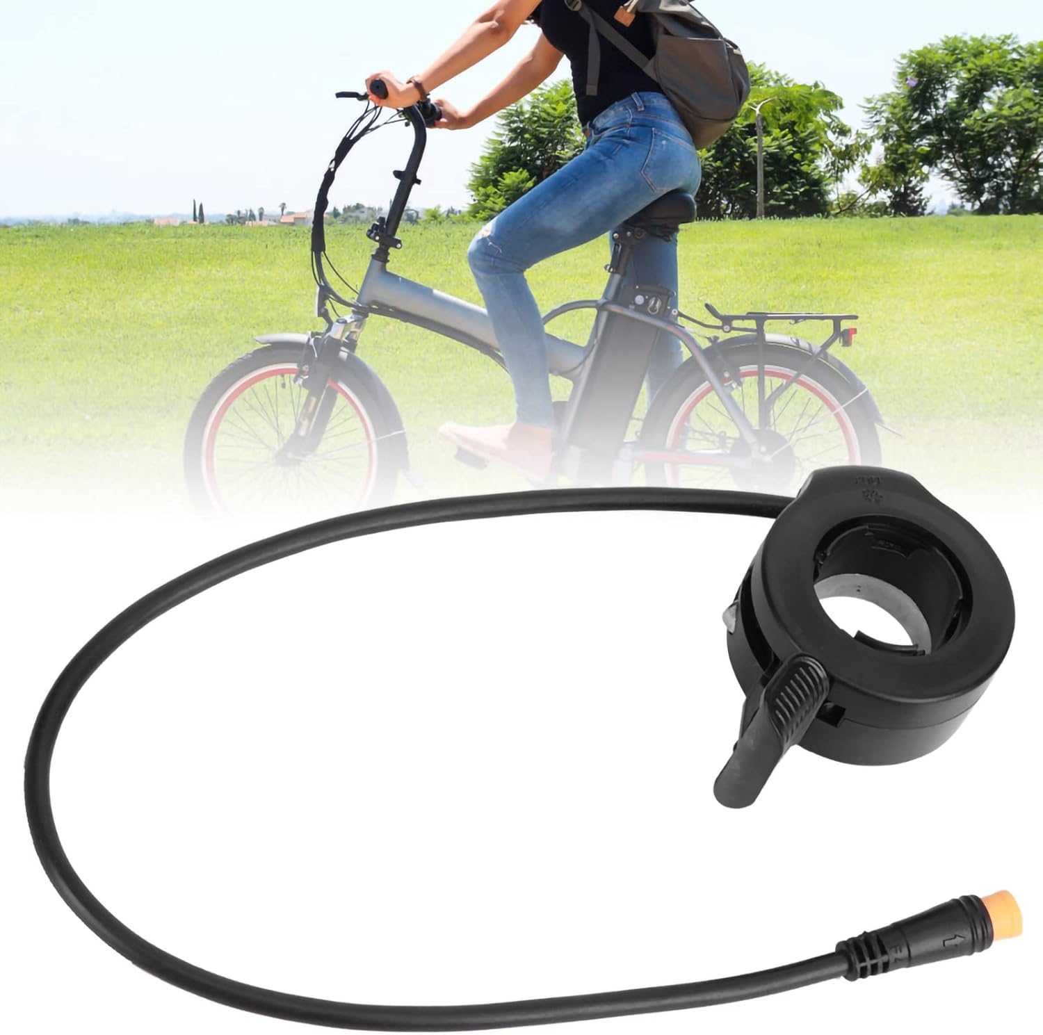E-Bike Finger Throttle 130X Thumb Throttle Speed Control for Electric Scooters K34330