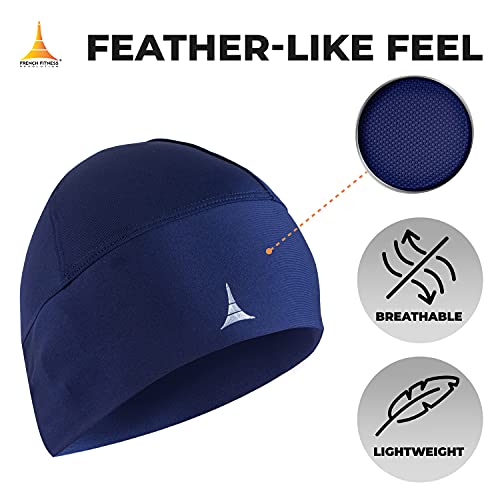 Sweat Wicking Helmet Liner Skull Cap Beanie A96441