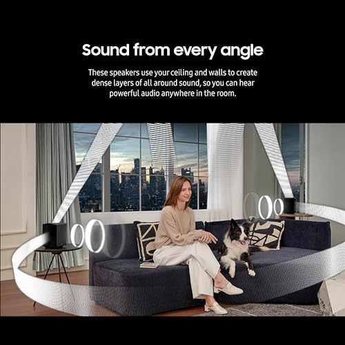 SAMSUNG Q990D 11.1.4ch Soundbar with Wireless Dolby Atmos and Rear Speakers M1387