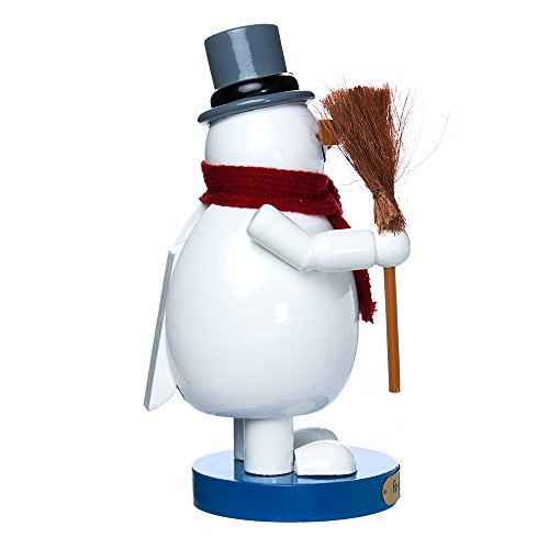 Kurt Adler 10" Wooden Frosty the Snowman Nutcracker M812586