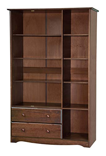 Palace Imports Solid Wood Grand Armoire Wardrobe Closet, Java A359437