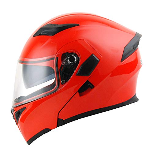 1Storm HB89 Modular Full Face Helmet Flip Up Dual Visor Z122535