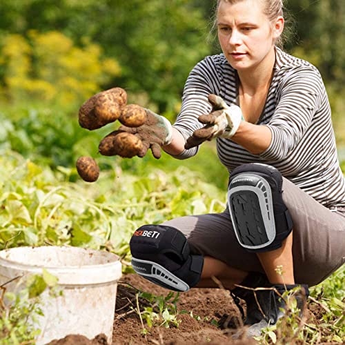 REXBETI Gel Knee Pads for Work, Heavy Duty Anti-slip, 1 Pair T1155
