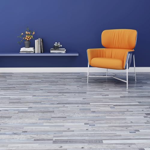 ATOPOSE Peel and Stick Vinyl Flooring 36pcs 6"×36" Wood Effect Waterproof D74600