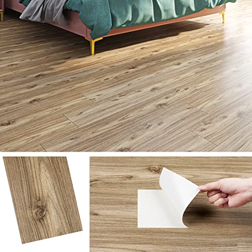 Livelynine 6x36 Vinyl Flooring Peel and Stick Planks Waterproof Wood Look E882