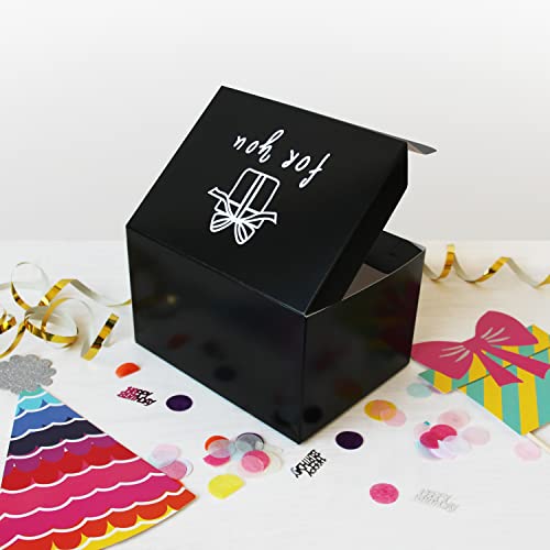 FETTIPOP Merry Christmas Exploding Confetti Gift Box, Pop Up Surprise, Prank Gift Wrapping Idea E58876