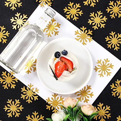White-Gold Christmas Tree Star Confetti 300pcs Party Decoration N454