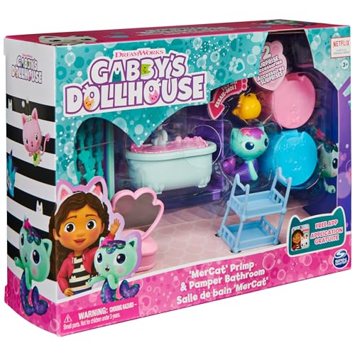 Gabby’s Dollhouse Purrfect Dollhouse with 15 Pieces, Kids Toys for Ages 3 and up Y434538