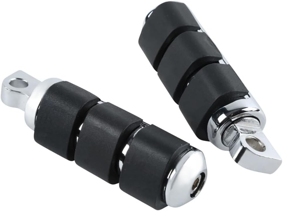 1-1/4" 32mm Motorcycle Engine Guard Foot Pegs Chrome Aluminum R505