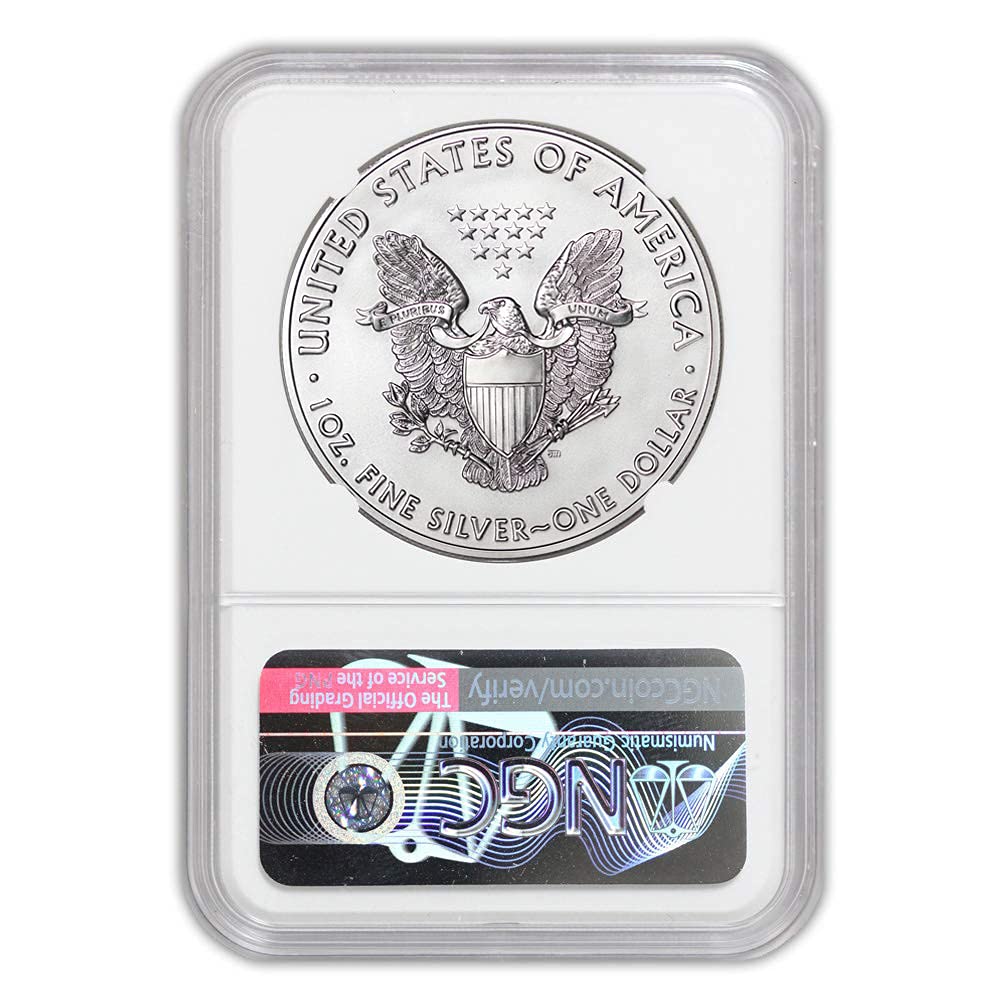 1 oz American Silver Eagle Coin Gem Uncirculated NGC C297