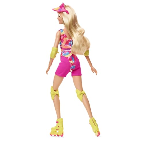 Barbie The Movie Margot Robbie Skating Doll with Neon Outfit and Impala Inline Skates V339