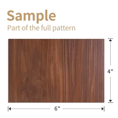 ATOPOSE Peel and Stick Vinyl Flooring 36pcs 6"×36" Wood Effect Waterproof D74600