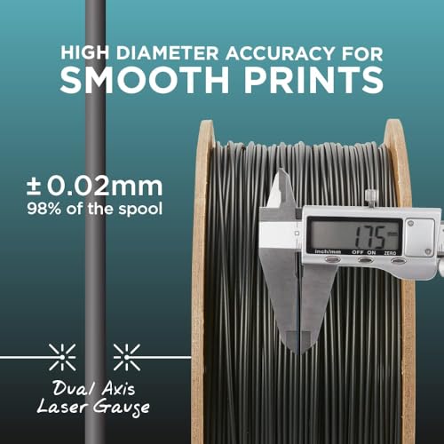 Polymaker PolyLite PLA Filament 1.75mm 1kg Black H626