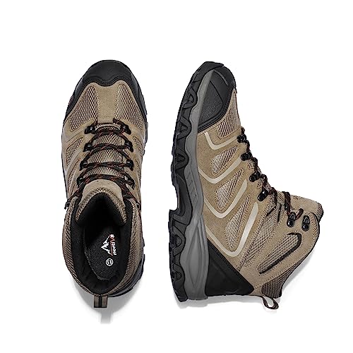 NORTIV 8 Men's Waterproof Ankle High Hiking Boots D984