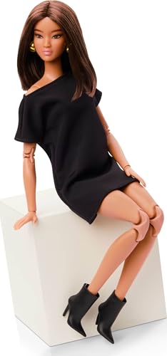 Barbie Basics Model 04 Collector Doll with Red Curly Hair and Black Mini Dress O916