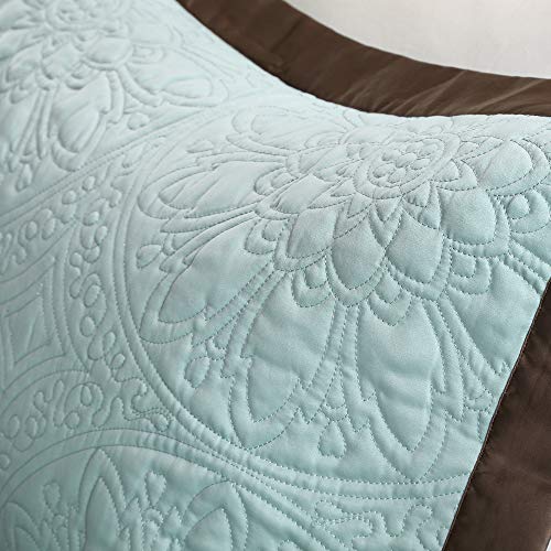 Madison Park Cozy Comforter Set King Blue 9 Piece D669907