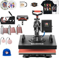 VEVOR 8 in 1 Heat Press Machine Combo 15x15, 360° Swing Away Tshirt Press Machine for Printing Hat Mug T Shirts Cap, Digital Multifunctional Sublimation Heat Transfer Machine