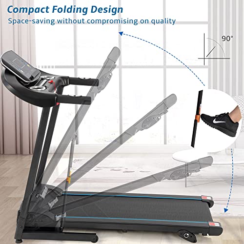 Merax Portable Treadmill for Home, 3.5HP Electric Motorized Running Machine X73119