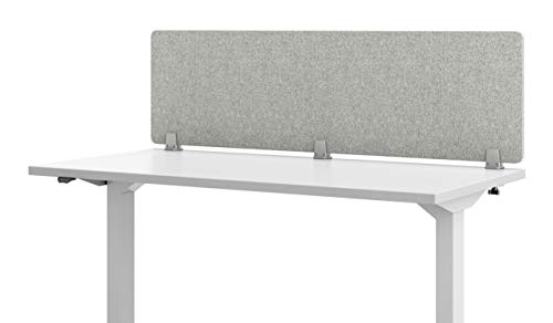 VaRoom - Desk Divider; Sound Proof Dividers - Privacy Shields for Student Desks and Desk Privacy Panels. Cubicle Wall, Desk Divider for Students and Office Divider (Light Grey, 48" W x 18”H)