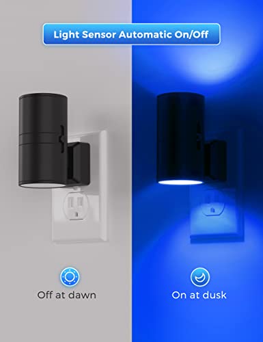 L LOHAS LED Night Light Plug In, Dusk to Dawn Sensor, Dimmable, 2 Pack I9791