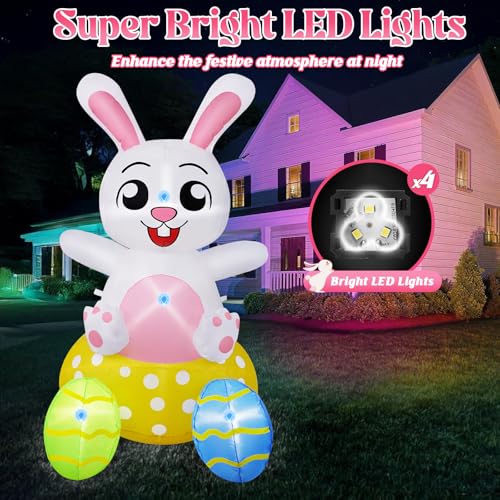 B&D 12FT Giant Christmas Inflatables Snowman Outdoor Decorations with Rotating LED Lights B36000