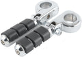 1-1/4" 32mm Motorcycle Highway Engine Guard Foot Pegs Mount Chrome Aluminum Fits for Motorcycles
