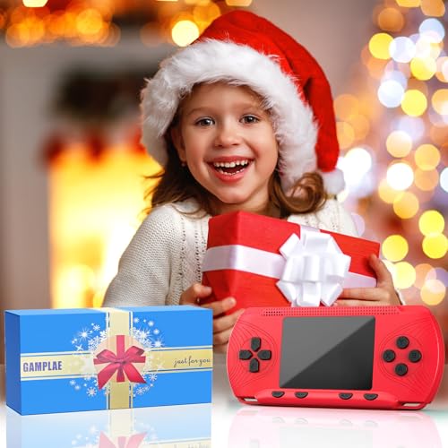 Handheld Game Console for Kids, Portable, Preloaded 258 Games J862