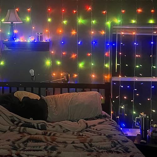 WATERGLIDE 300 LED Curtain Lights, Remote Control, Multicolor, Indoor Outdoor T948569