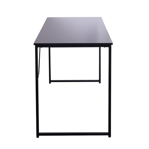 Vintage 63 Inch Computer Desk with Metal Frame C86416