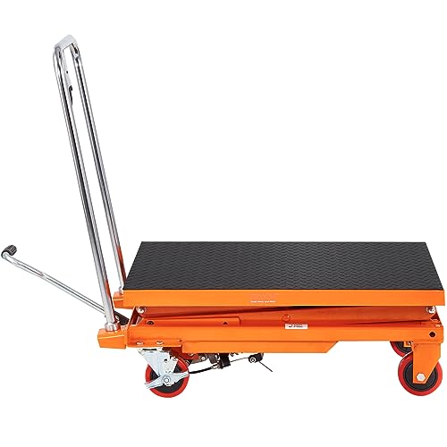 VEVOR Electric Lift Table 330 lbs Capacity, Height Adjustable, Black Y3219