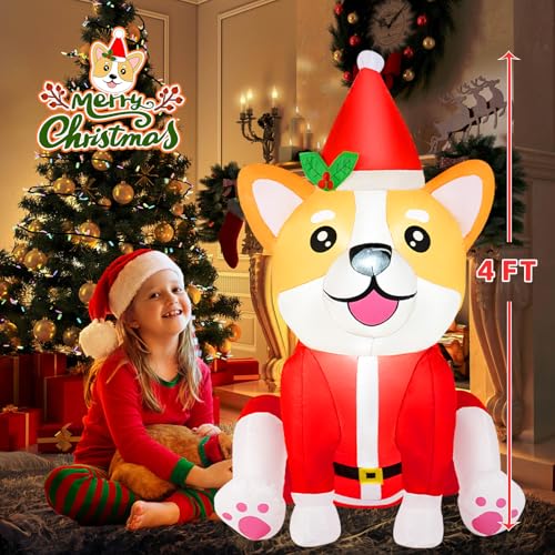B&D 12FT Giant Christmas Inflatables Snowman Outdoor Decorations with Rotating LED Lights B36000