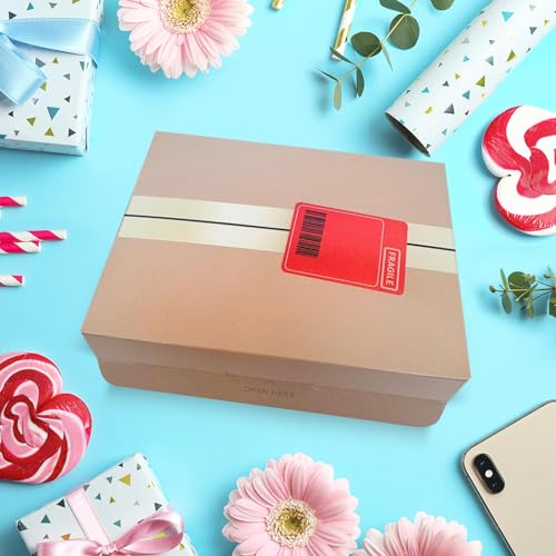 FETTIPOP Merry Christmas Exploding Confetti Gift Box, Pop Up Surprise, Prank Gift Wrapping Idea E58876