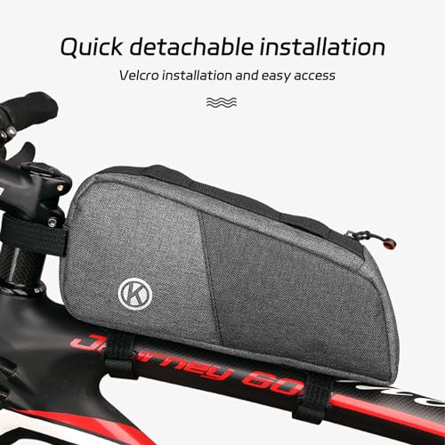 Bicycle Frame Bag Waterproof Triangle MTB Black T76858