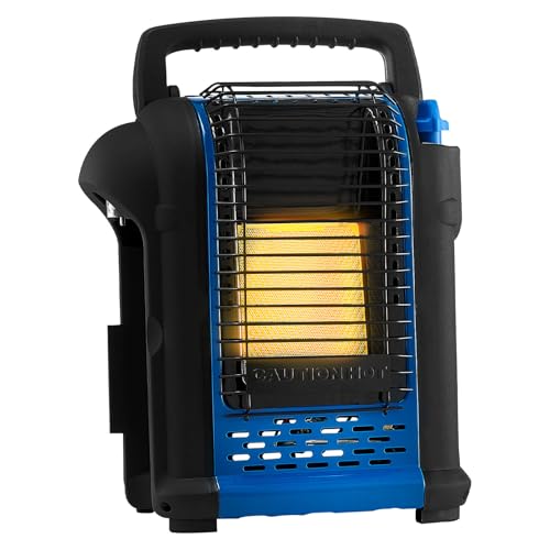 VEVOR Propane Heater, 9000BTU Forced Radiant Space Heater with Tip-over Protection X36202