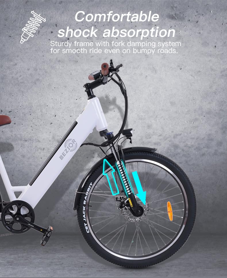 Electric Bike M3 for Adults 26" Fat Tire 500W Mountain Bicycle N478749