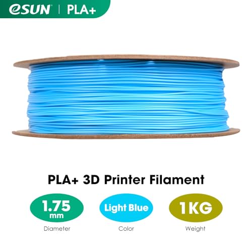 eSUN PLA+ Filament 1.75mm 3D Printer Filament, 1KG Spool, Fire Engine Red Q357