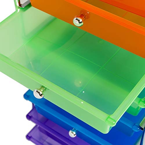 Honey-Can-Do Rolling Storage Cart with 12 Plastic Drawers J533829