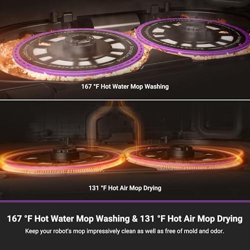 Eureka E20 Plus Robot Vacuum and Mop with Bagless Self-Emptying Station M765