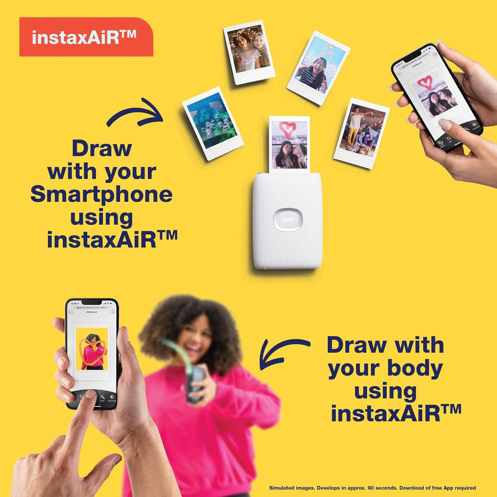 Fujifilm Instax Mini Link 2 Smartphone Printer - Clay White J167