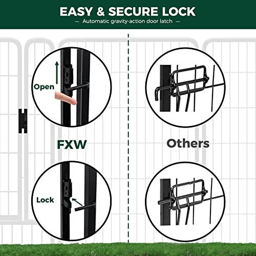 FXW Rollick Dog Playpen 32 Inch 16 Panels for Small and Medium Dogs E405995