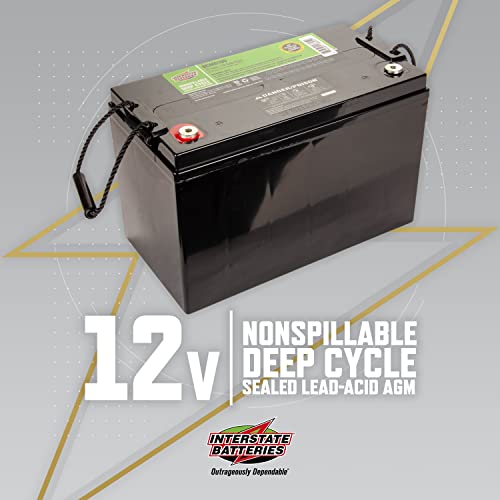 Interstate Batteries 12V 35AH AGM Deep Cycle Battery Y97773
