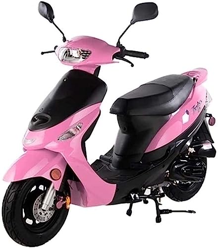 HHH 49cc/50cc Gas Scooter Moped with Rear Storage Trunk (Black) B62936